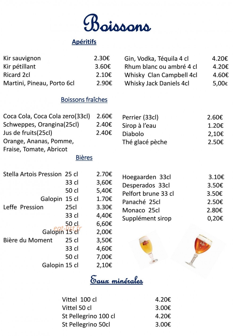 Le Melkinn's — carte page 2