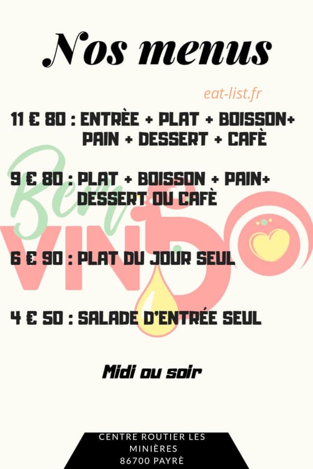 Bem Vindo Snack — carte page 4
