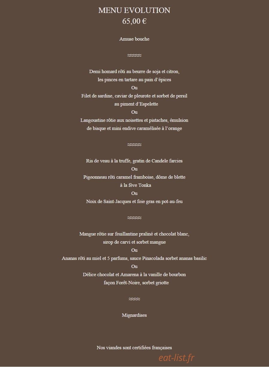 Amphitryon — carte page 7