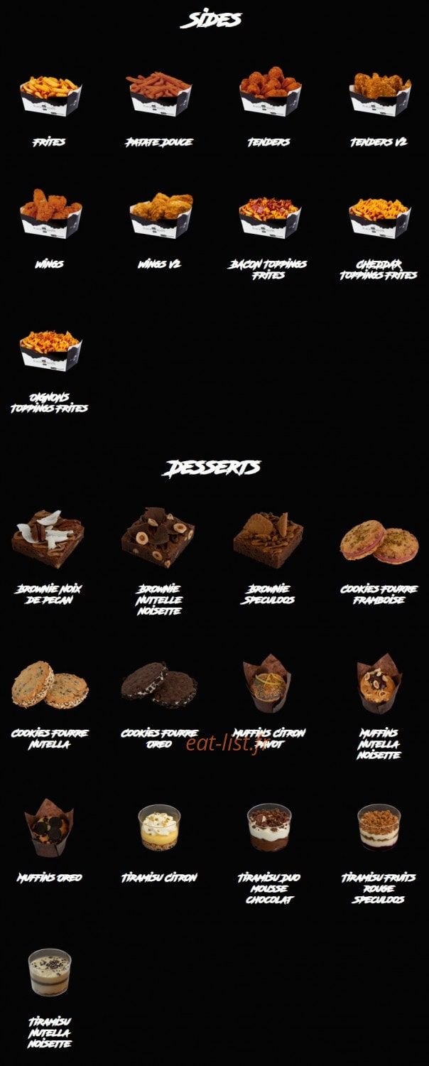 Black And White Burger — carte page 3