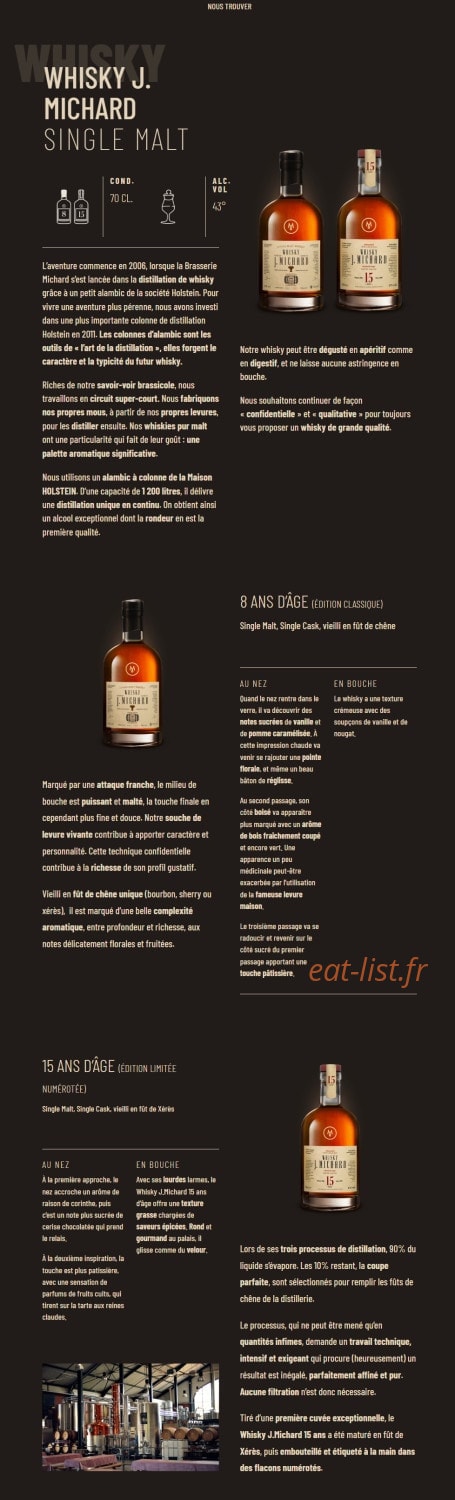 Brasserie Michard — carte page 2