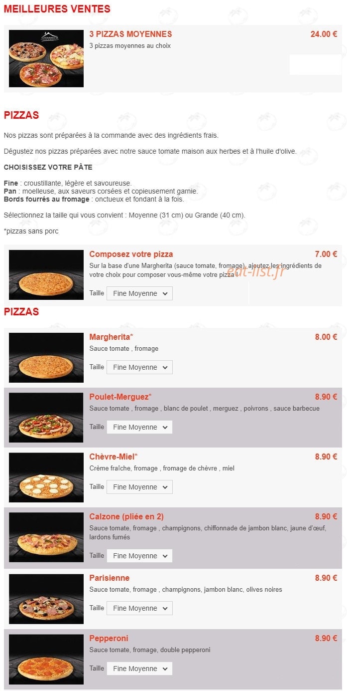 Classic's — carte page 1