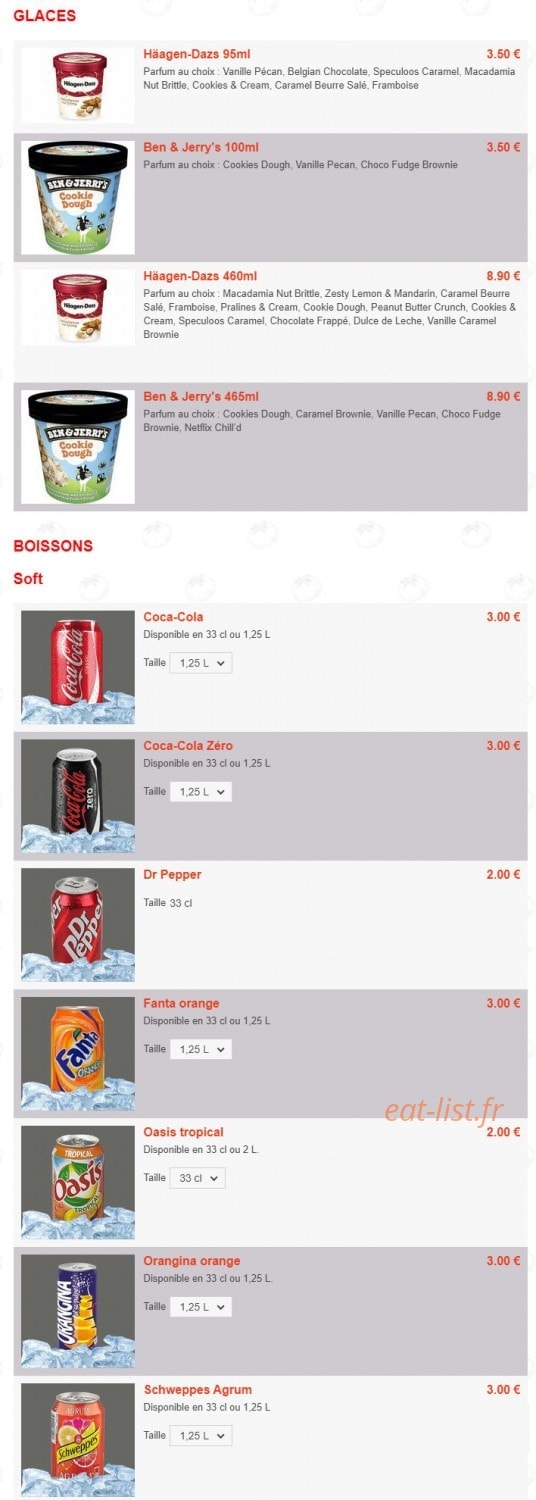 Classic's — carte page 10