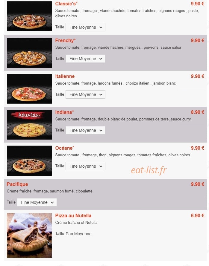 Classic's — carte page 3