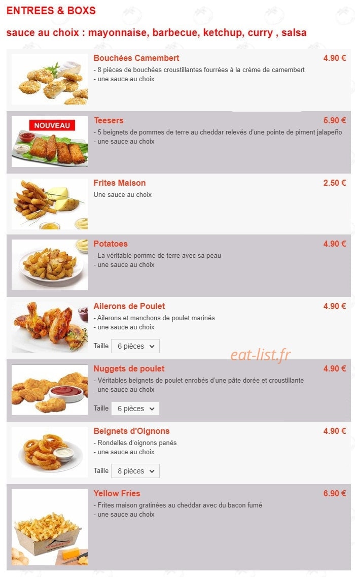Classic's — carte page 8
