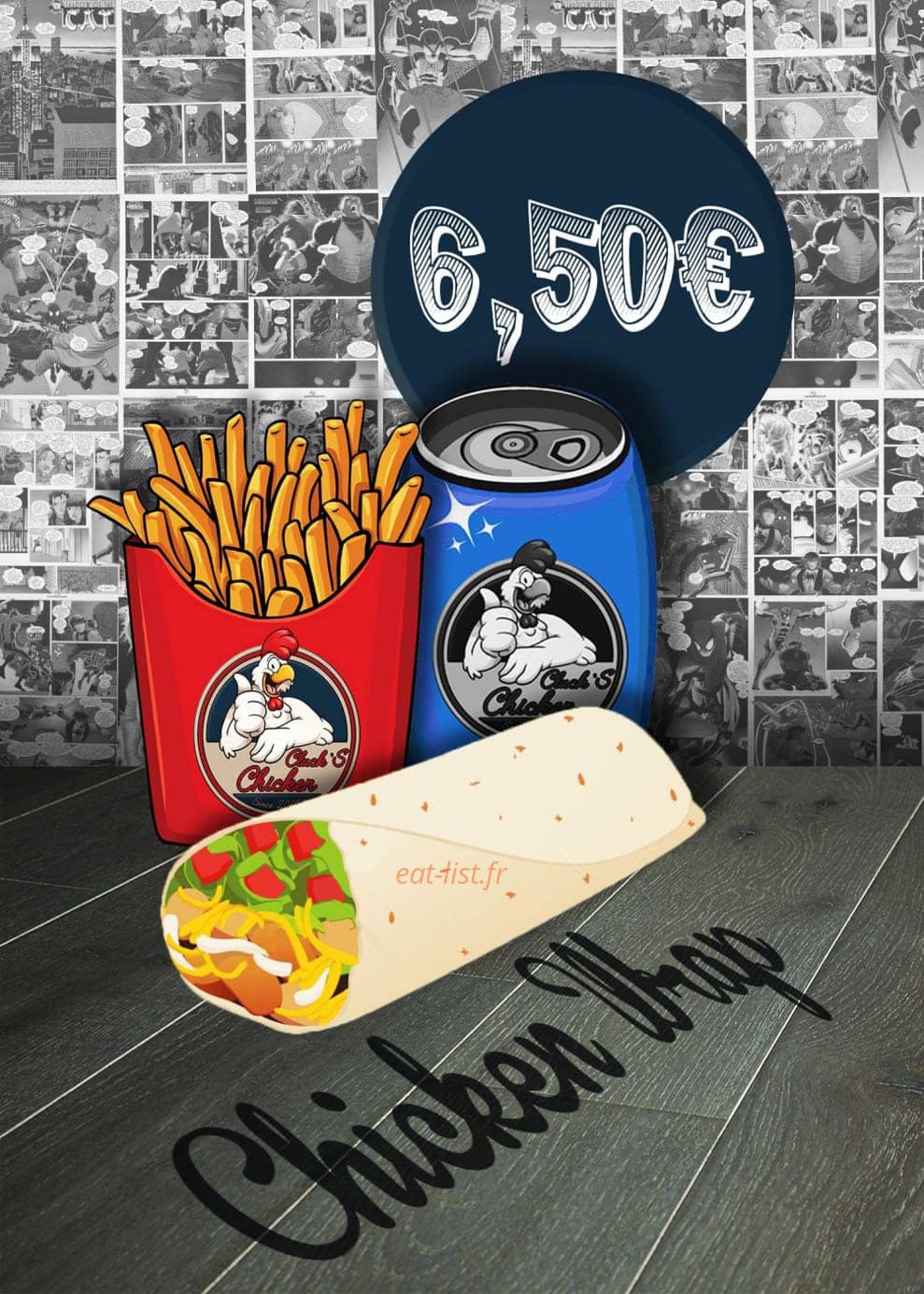 Cluck's Chicken — carte page 3