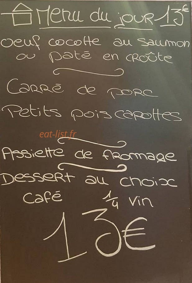 Comme à la maison — carte page 2