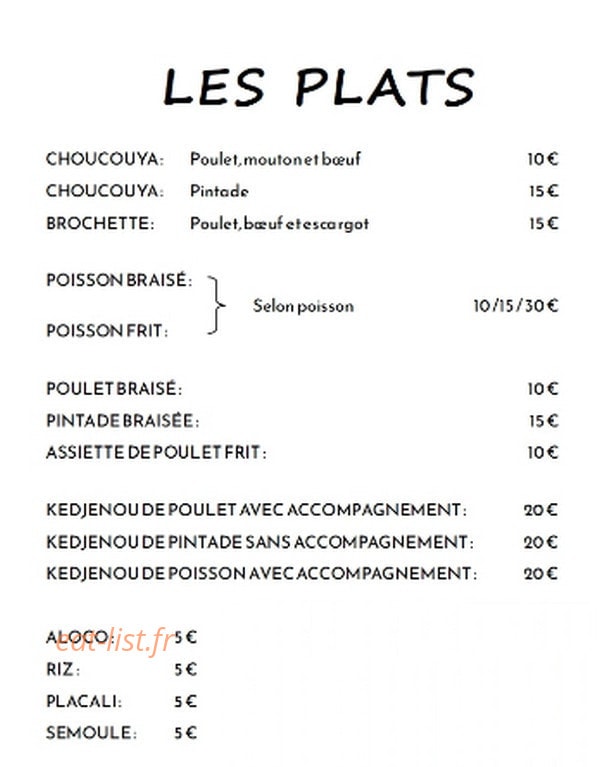Couleurs d'Afrique — carte page 1