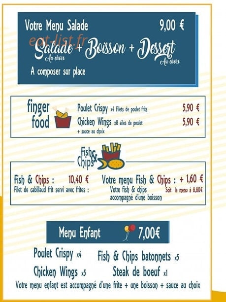 ED Burger — carte page 5