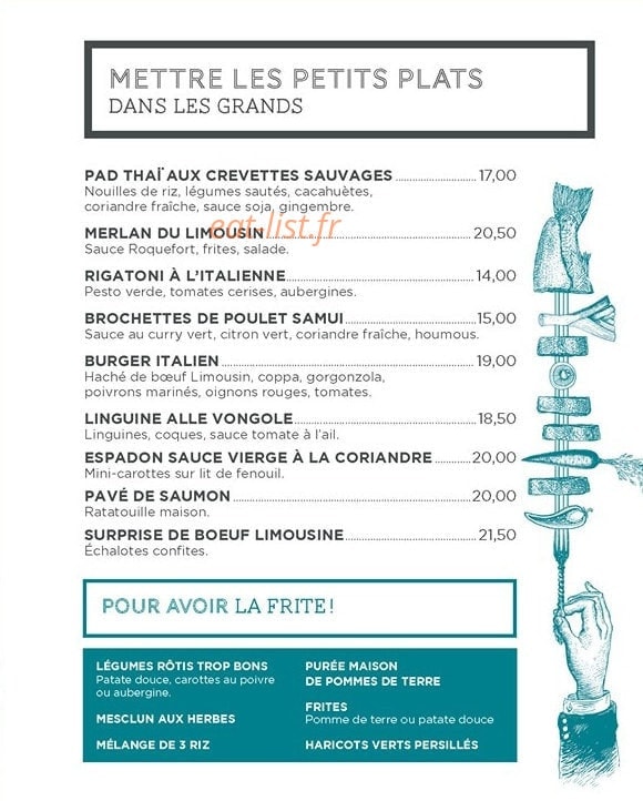 Gourmet Bar — carte page 5