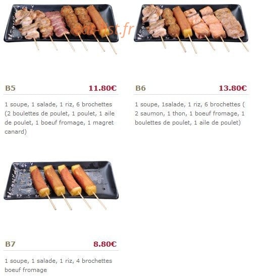 Ichiban Sushi — carte page 12