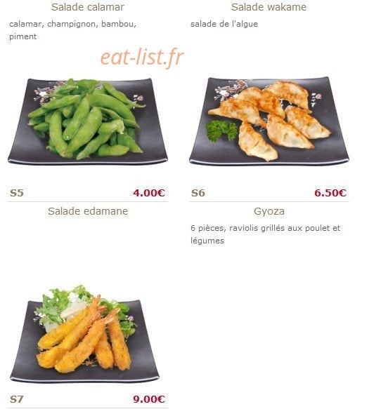 Ichiban Sushi — carte page 2