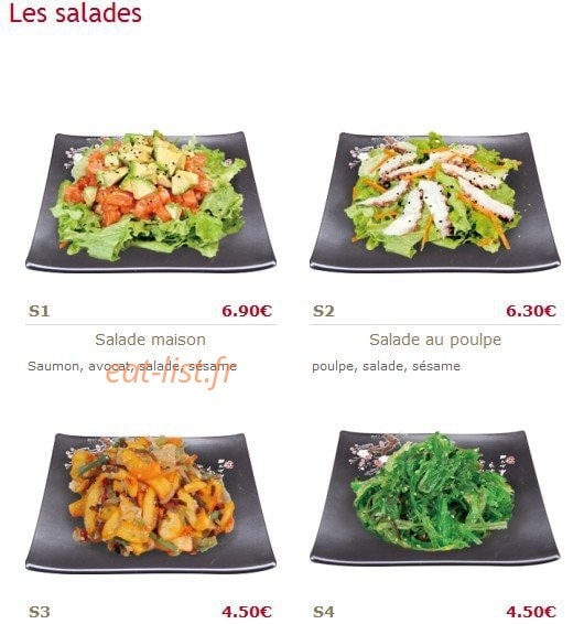 Ichiban Sushi — carte page 1