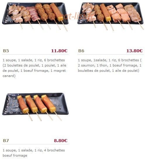 Ichiban Sushi — carte page 10