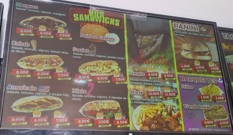 Keyff kebab — carte page 2