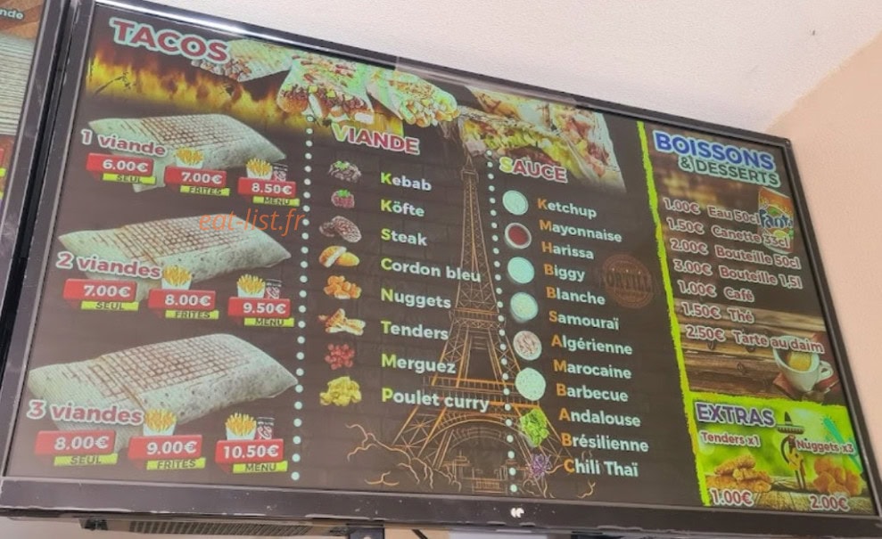 Keyff kebab — carte page 3
