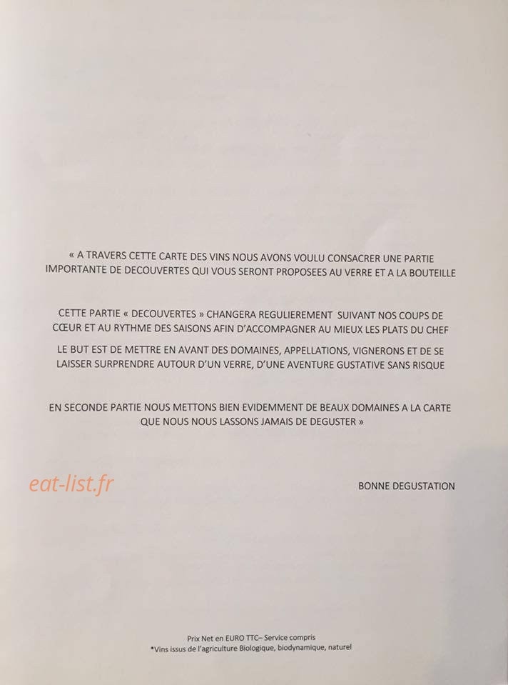L'Aparté — carte page 4