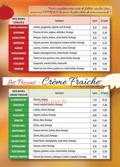 L'Assiette à Pizz' — carte page 3