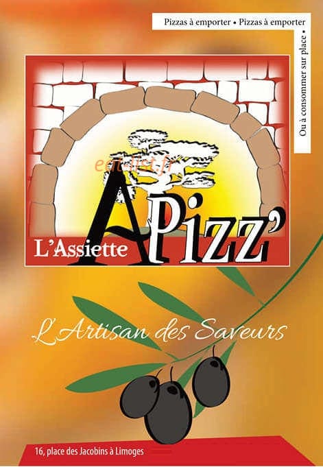 L'Assiette à Pizz' — carte page 1
