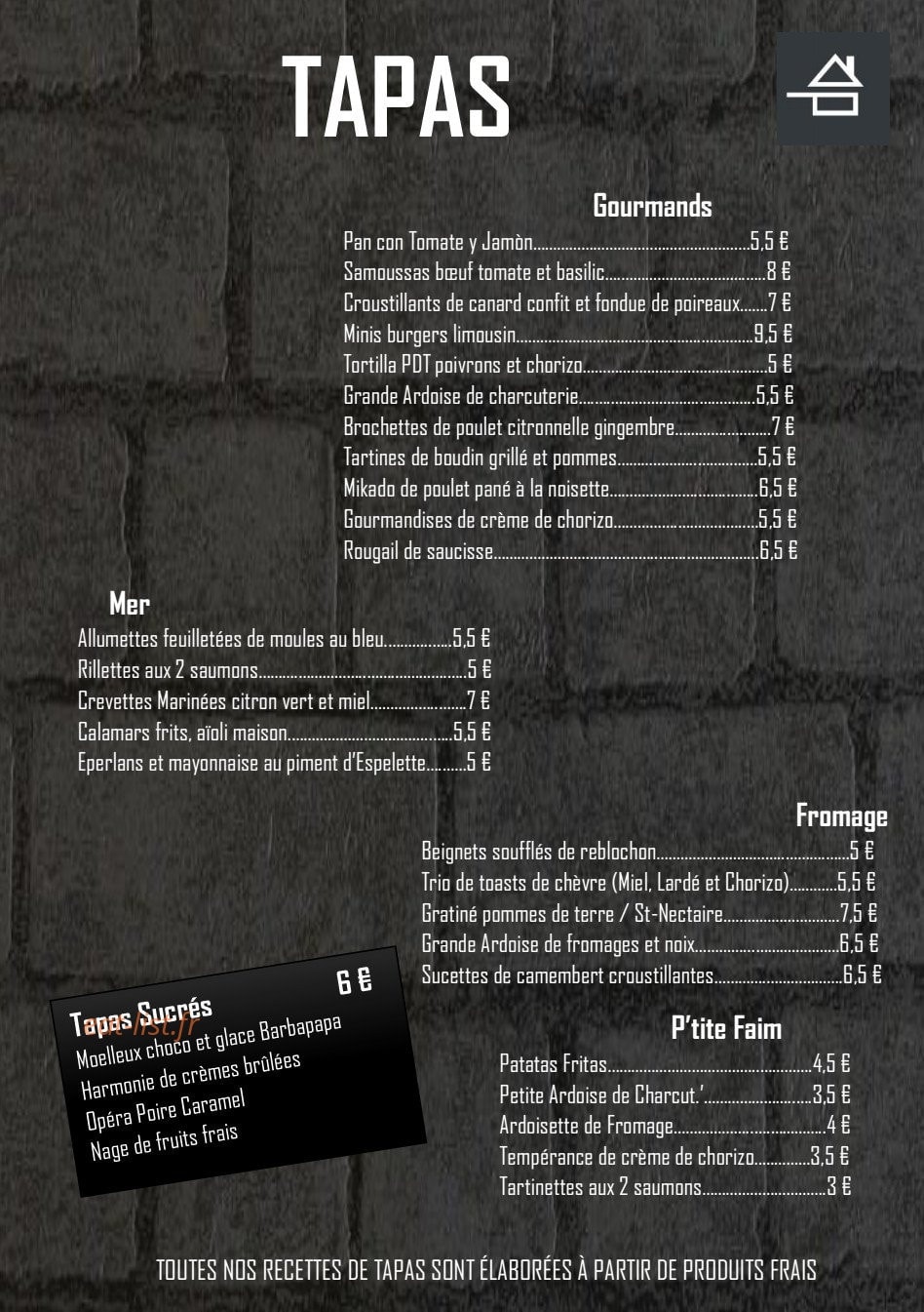 L'atelier — carte page 1