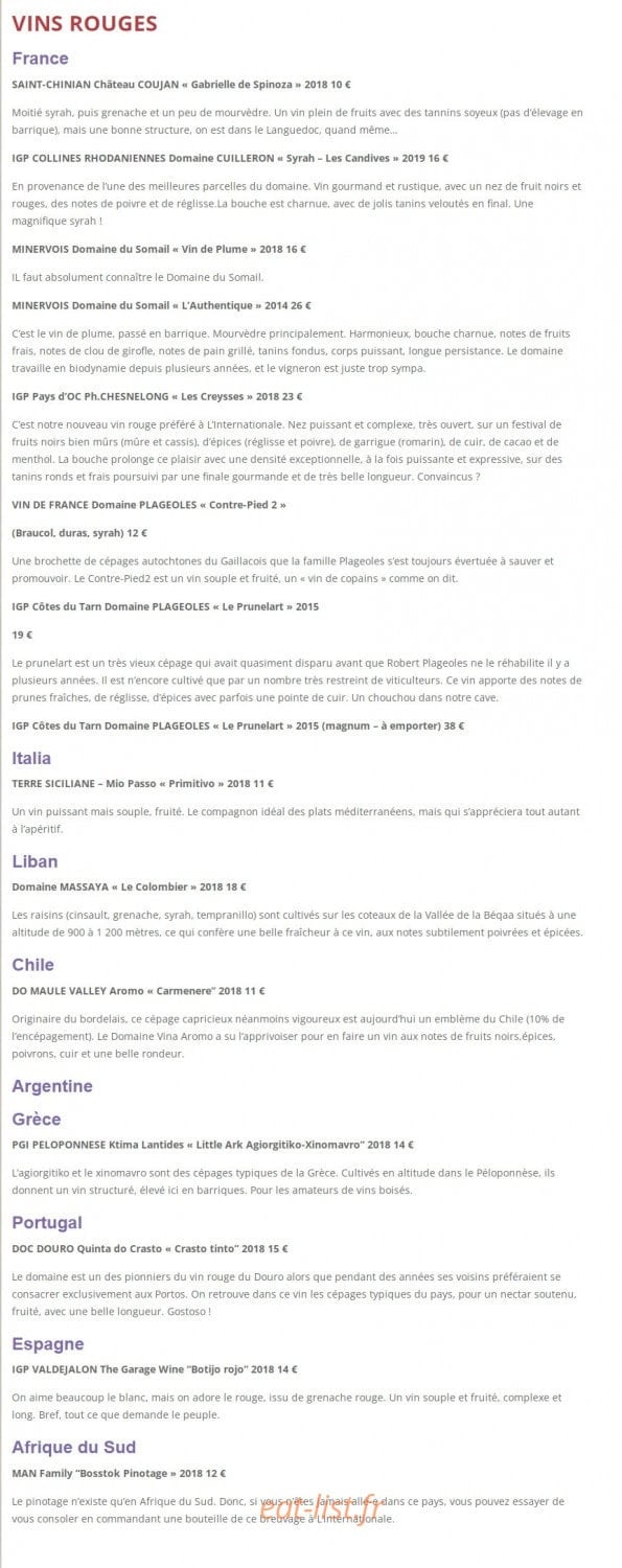 L'Internationale — carte page 3