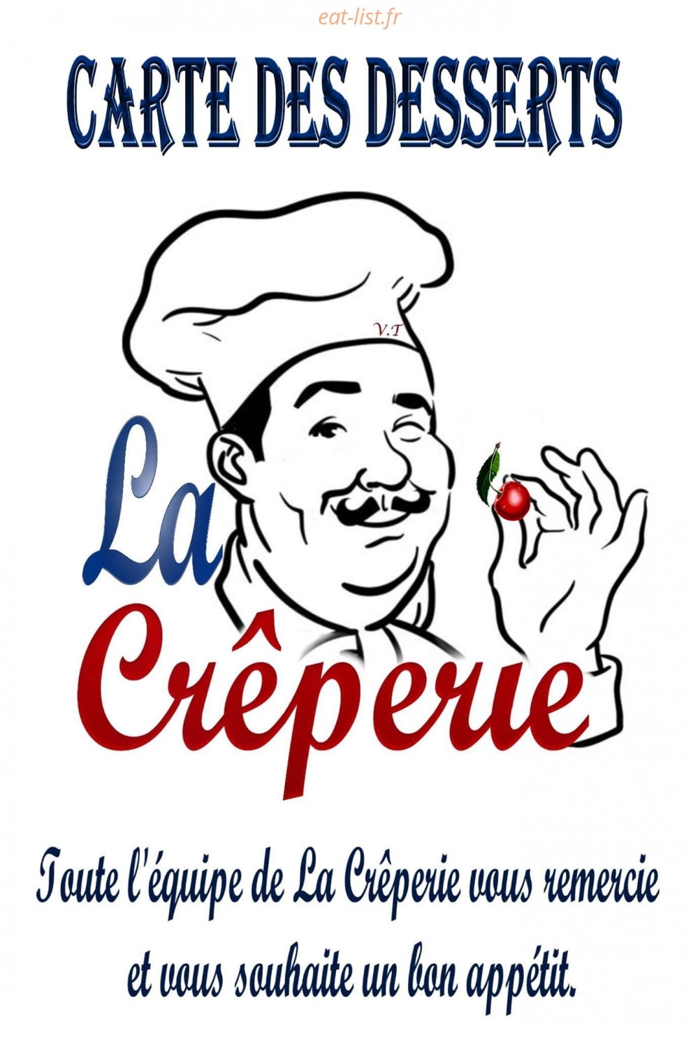 La Crêperie Cora — carte page 9