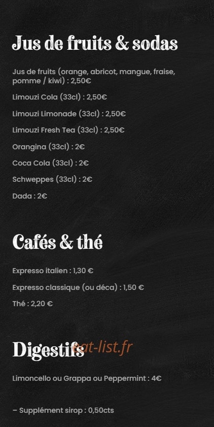 La Fabbrica — carte page 6