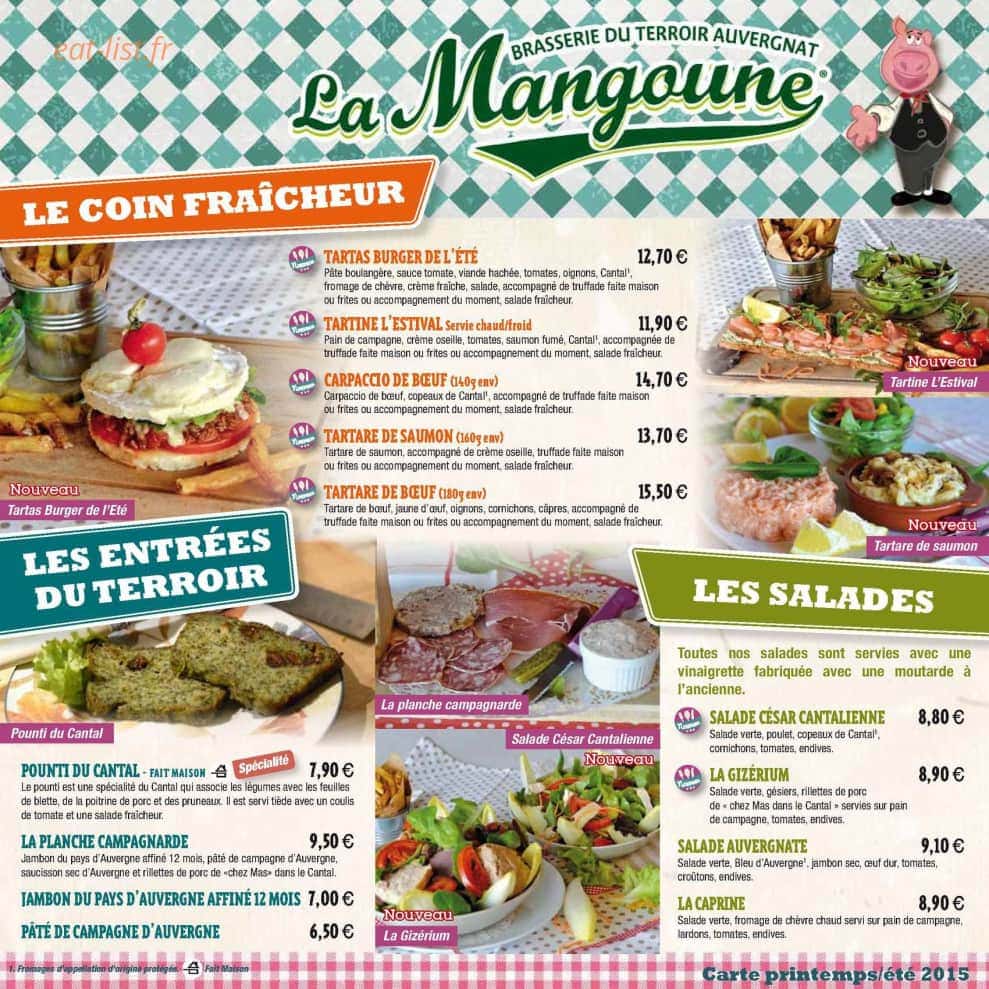 La mangoune — carte page 1