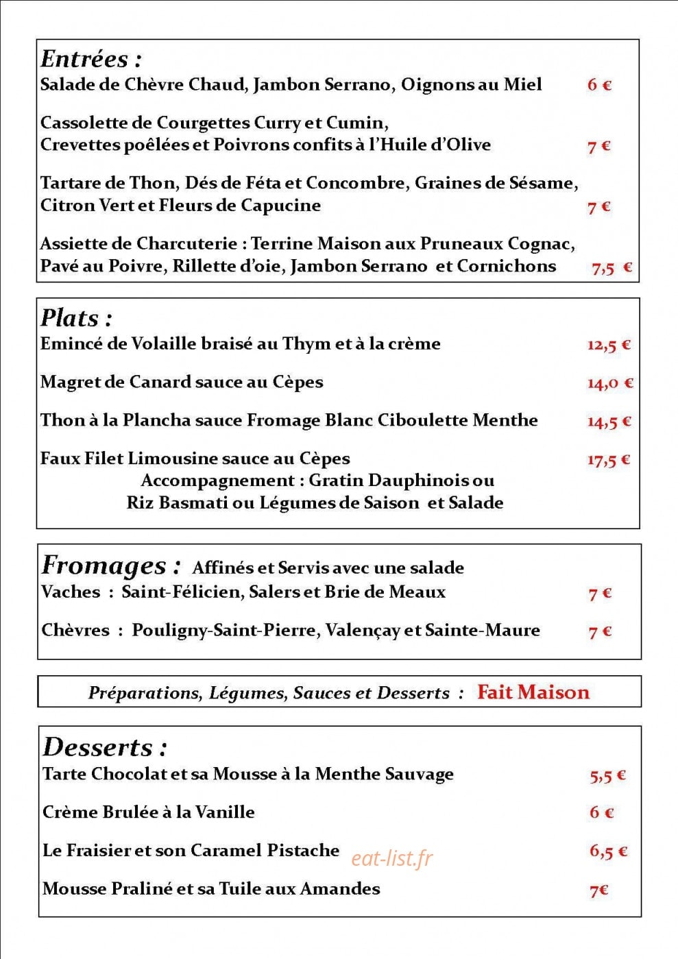 Le Barouf — carte page 1