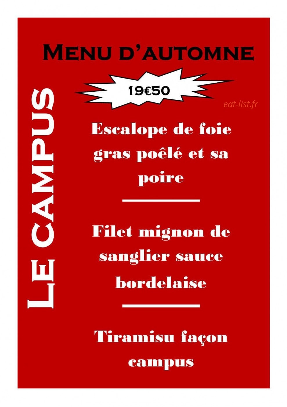 Le campus — carte page 2