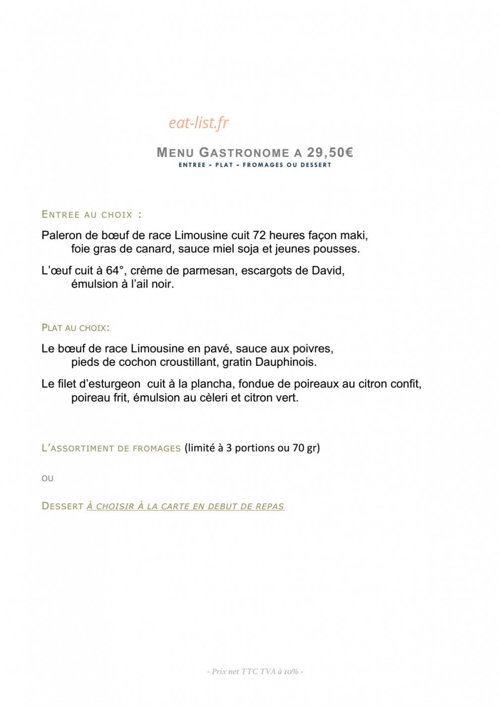 Le Cheverny — carte page 6