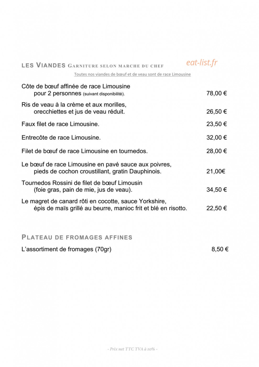 Le Cheverny — carte page 3