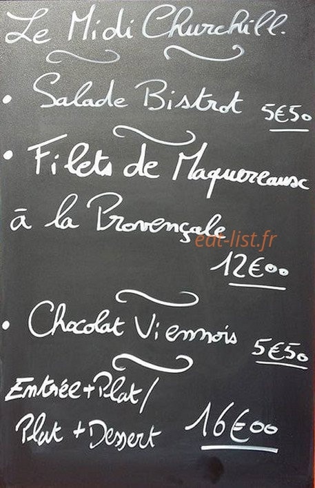 Le Churchill — carte page 1