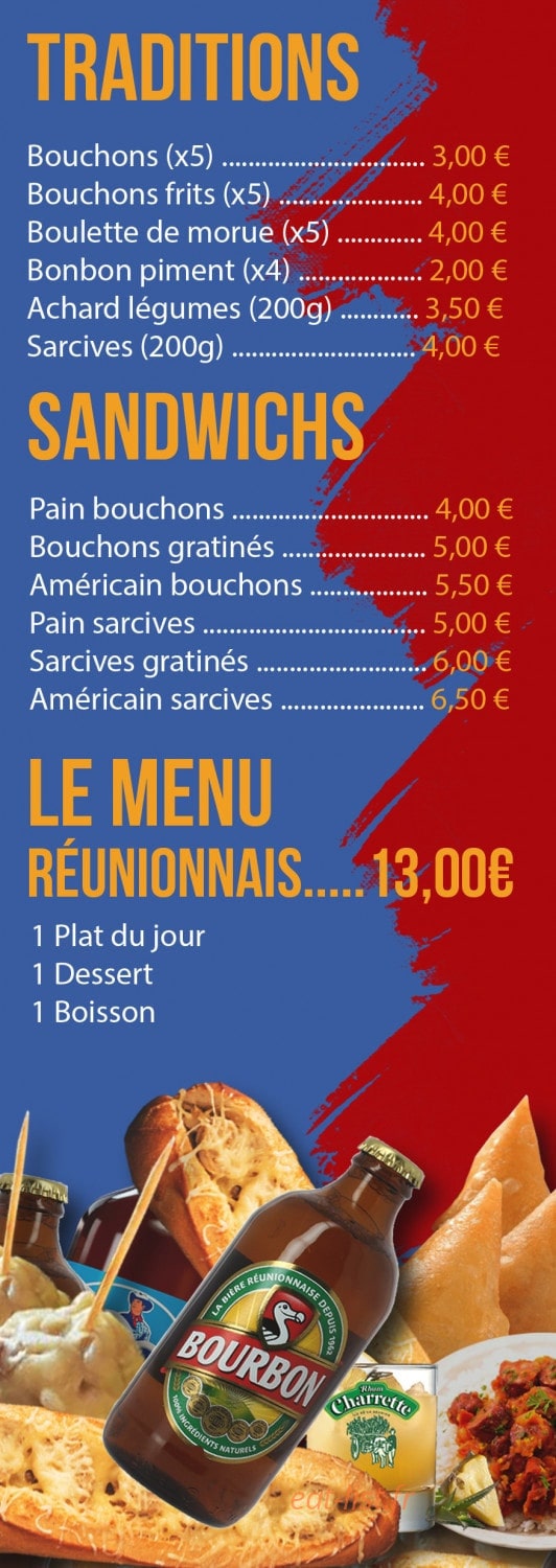 Le Coin Réunionnais — carte page 1