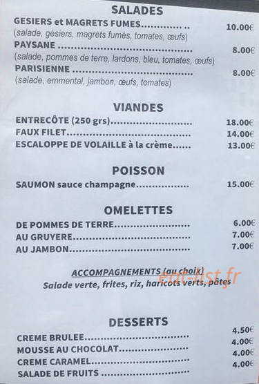 Le DuBessol — carte page 1