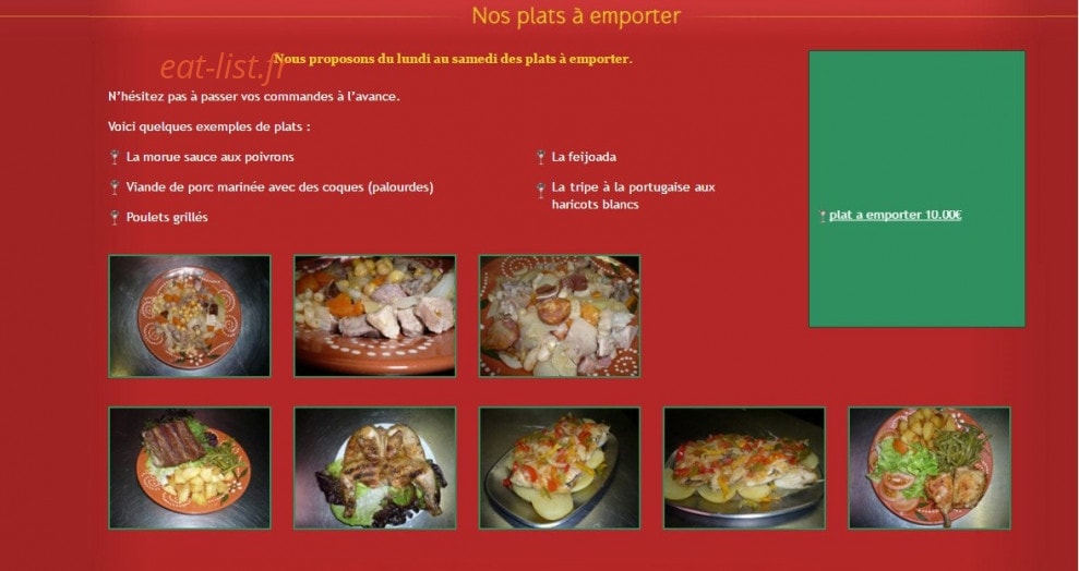 Le Lambada — carte page 2