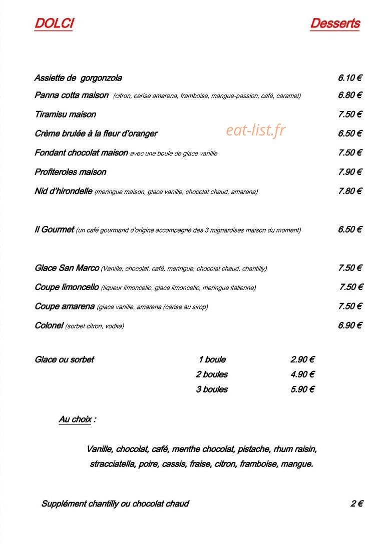 Le San Marco — carte page 7