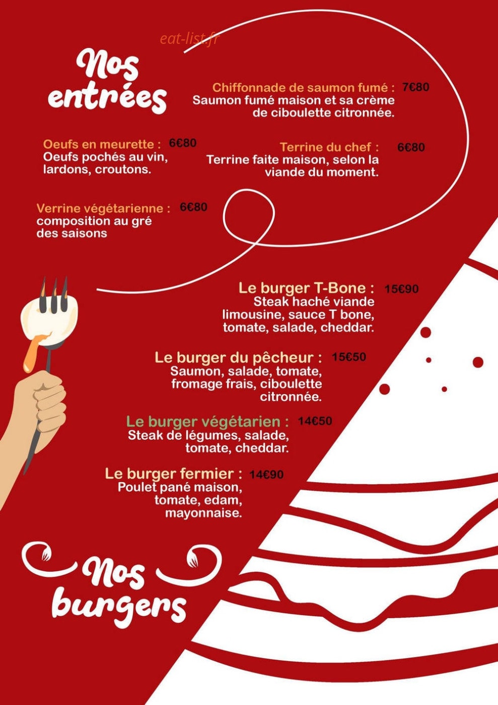 Le T Bone — carte page 1