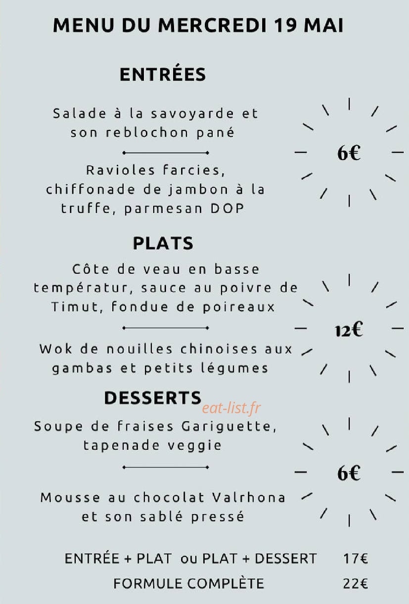 Le Versant — carte page 1