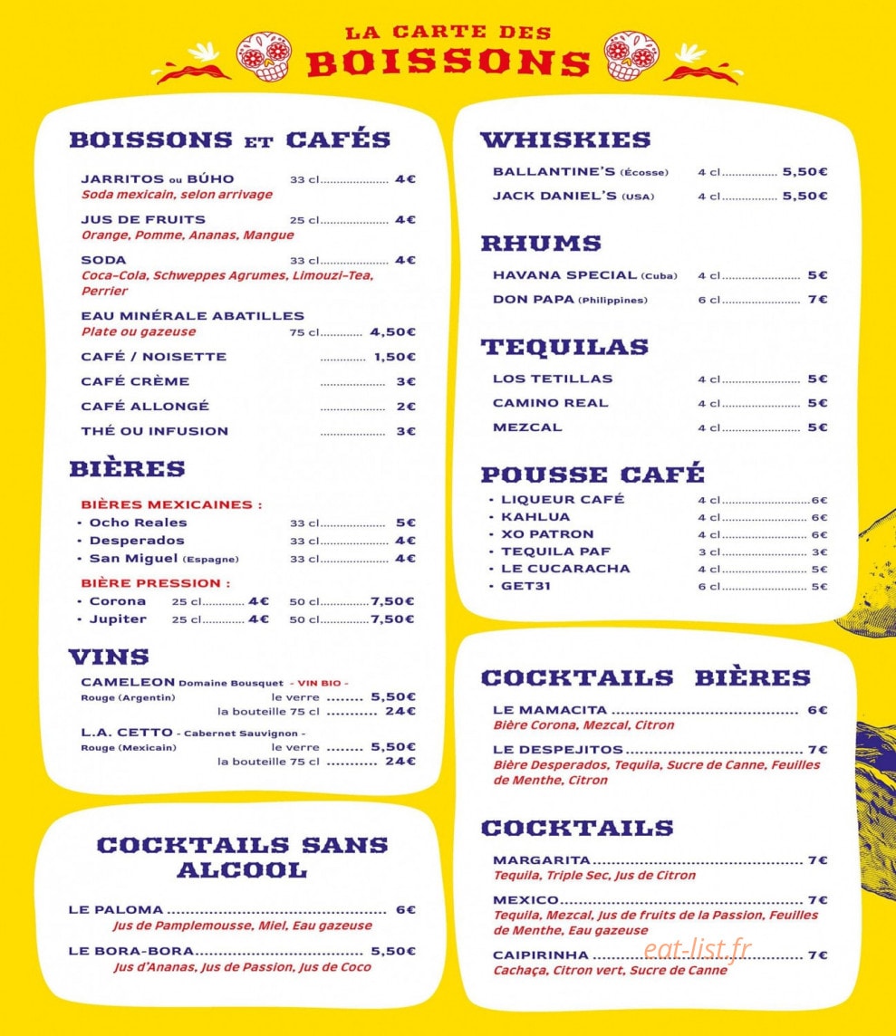 Mamacita — carte page 3