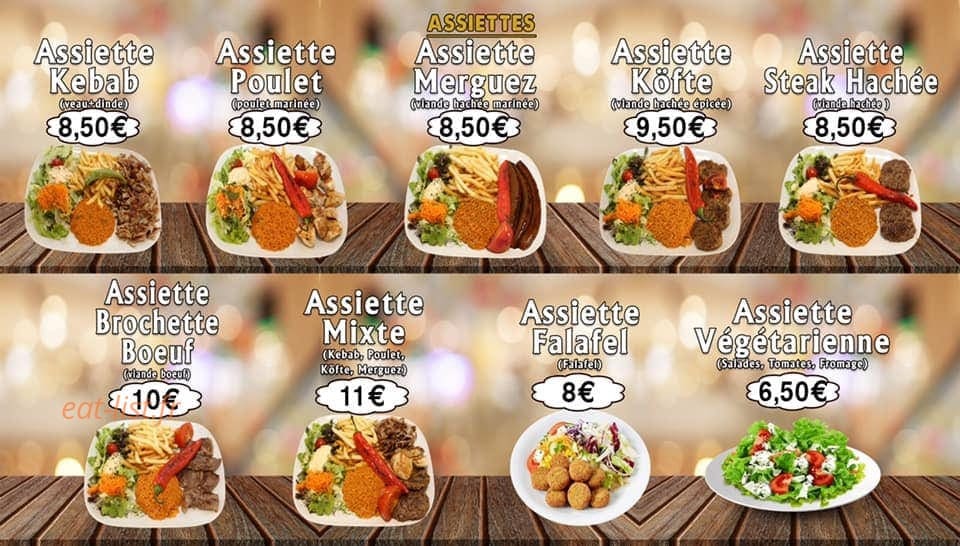 Menzil kebab — carte page 4