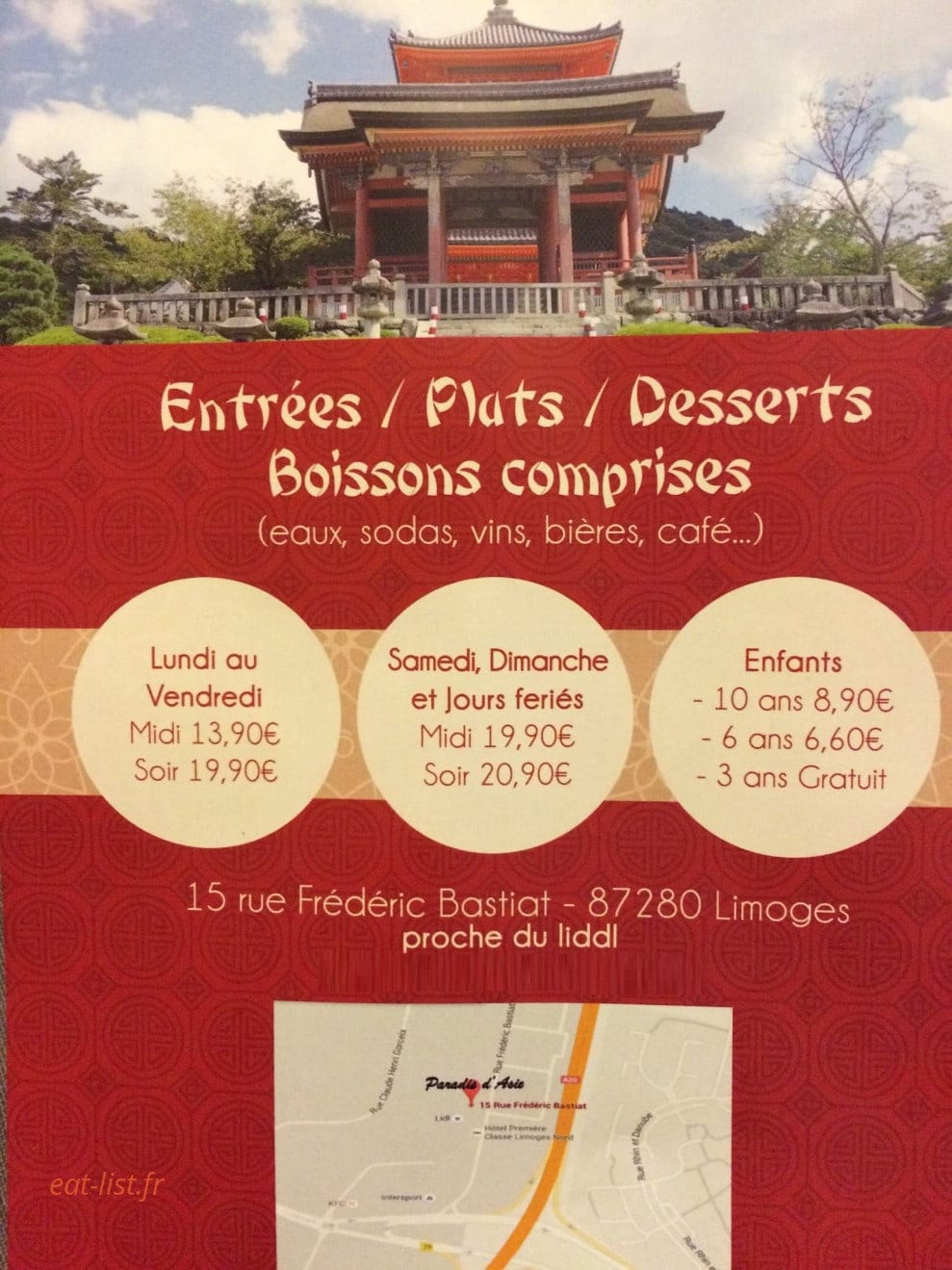 Paradis d' asie — carte page 1