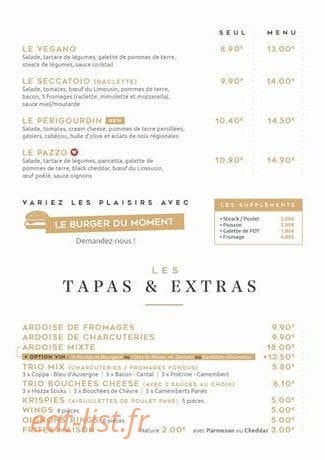 Pazzo — carte page 3