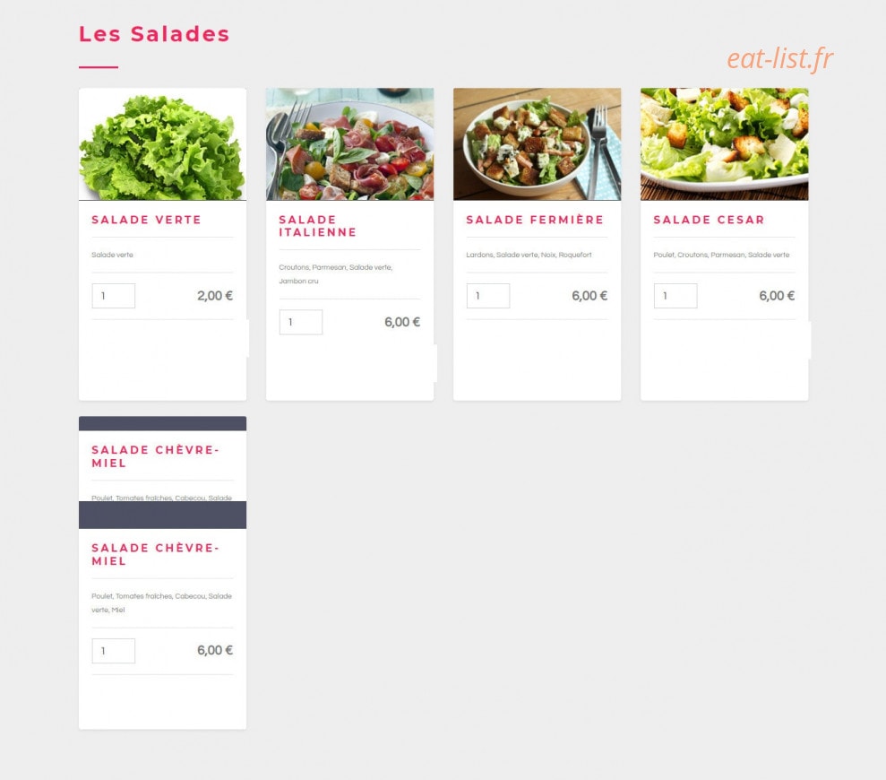 Pizza Carmes — carte page 5