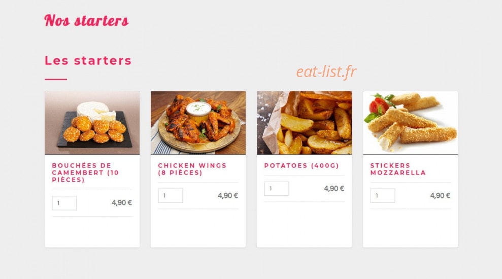 Pizza Carmes — carte page 11