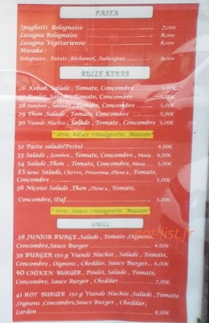 Pizza Nova — carte page 3