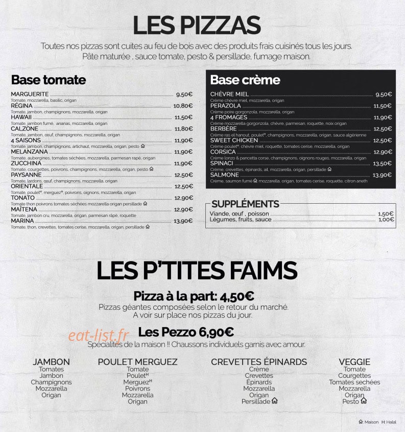Pizza Pezzo — carte page 2