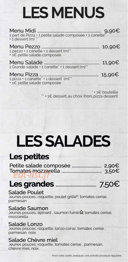 Pizza Pezzo — carte page 3