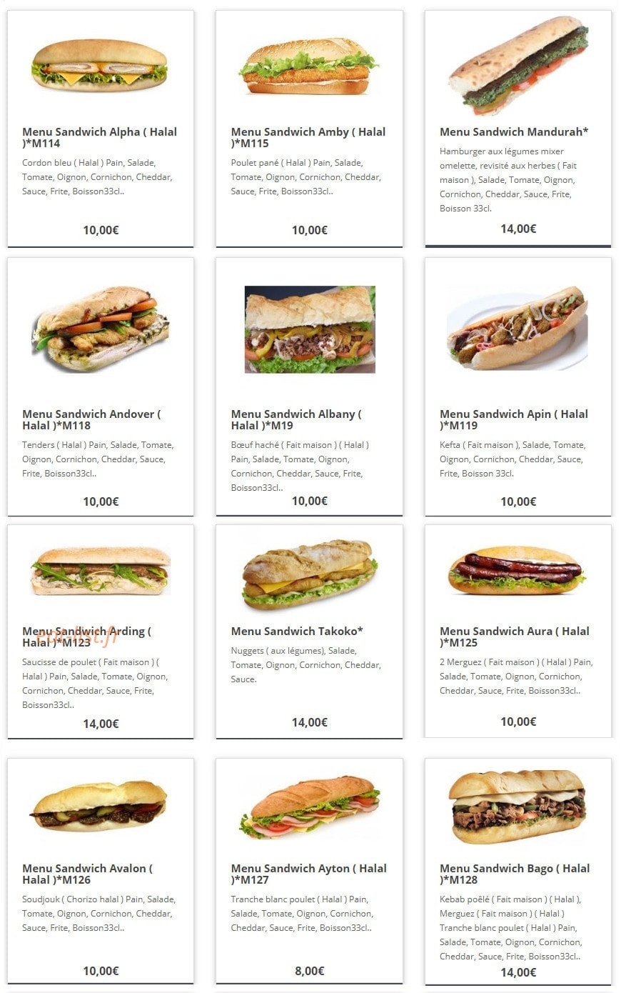 Relais de Bière — carte page 6