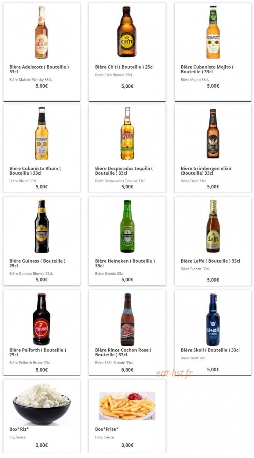 Relais de Bière — carte page 20
